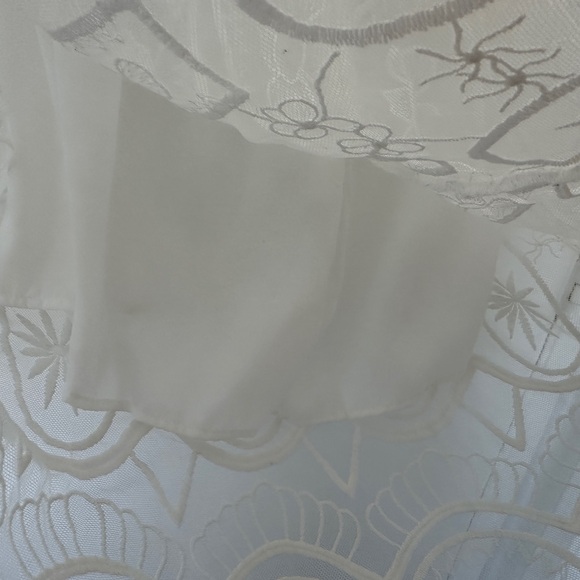 For Love and  Lemons bridal shower or wedding dress, white lace, bridal gown, S - Picture 10 of 13